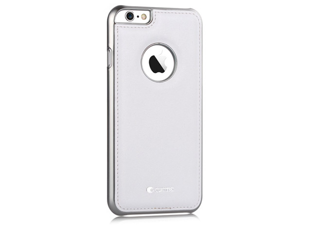 Чехол Comma Icon case для Apple iPhone 6 (белый, кожаный)