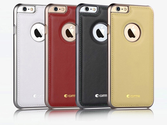 Чехол Comma Icon case для Apple iPhone 6 (белый, кожаный)