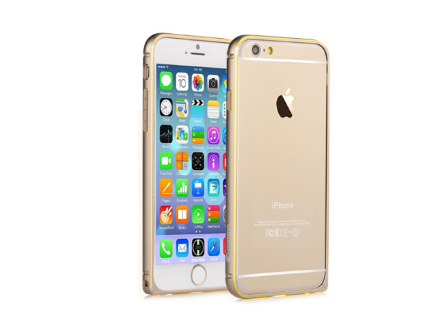 Чехол Comma Aluminum Bumper для Apple iPhone 6 (золотистый, алюминиевый)