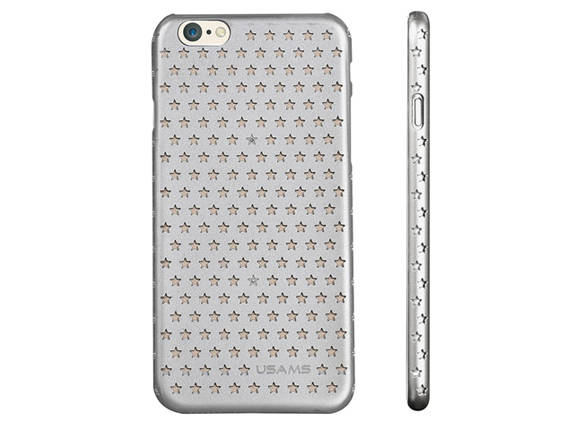 Чехол USAMS Twinkle Series для Apple iPhone 6 (серебристый, пластиковый)