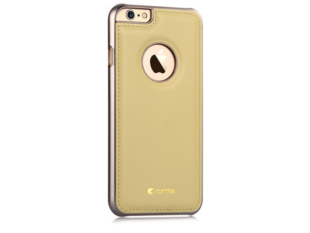 Чехол Comma Icon case для Apple iPhone 6 plus (золотистый, кожаный)