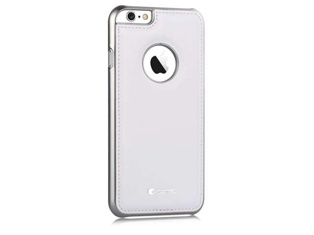Чехол Comma Icon case для Apple iPhone 6 plus (белый, кожаный)
