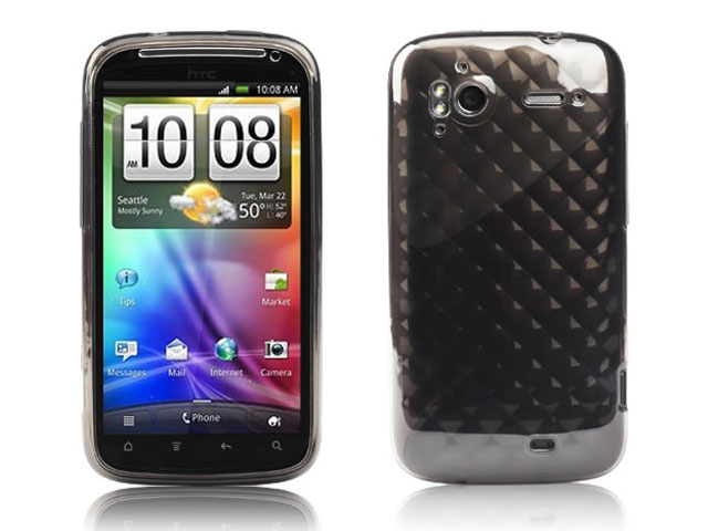 Чехол Momax i-Crystal Case 2 для HTC Sensation (черный)