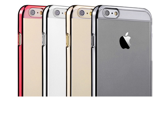 Чехол Comma Brightness для Apple iPhone 6 plus (серебристый, пластиковый)