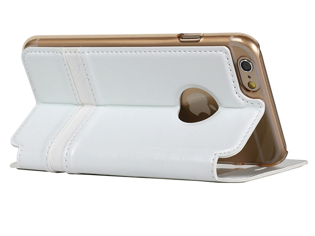 Чехол USAMS Merry Series для Apple iPhone 6 (белый, кожаный)