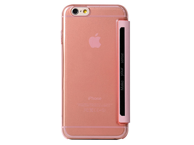 Чехол USAMS Viva Series для Apple iPhone 6 (розовый, кожаный)