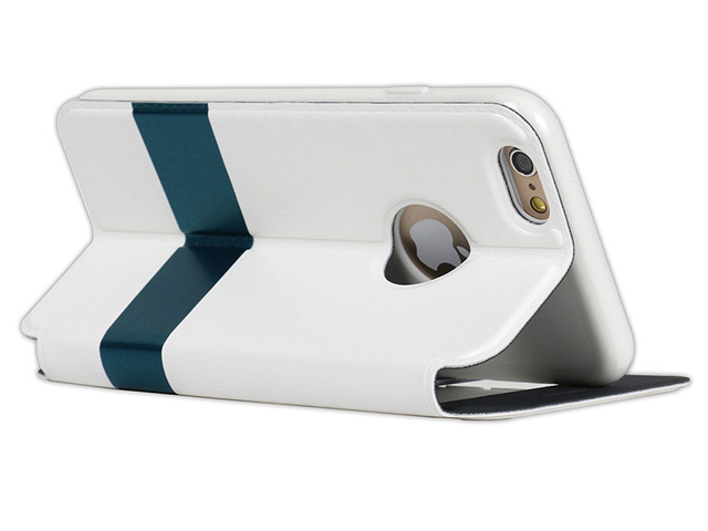 Чехол USAMS Lange Series для Apple iPhone 6 (белый, кожаный)