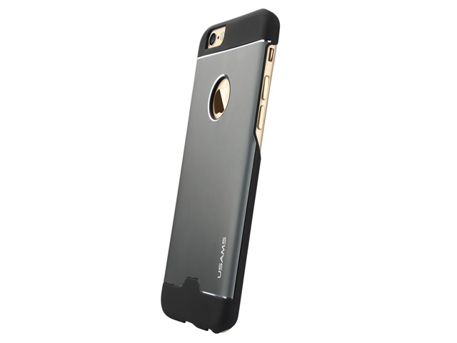 Чехол USAMS Blade Series для Apple iPhone 6 (темно-серый, алюминиевый)