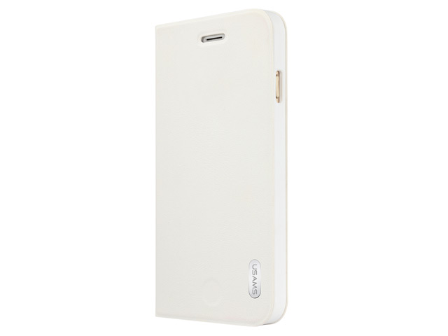 Чехол USAMS Geek Series для Apple iPhone 6 (белый, кожаный)