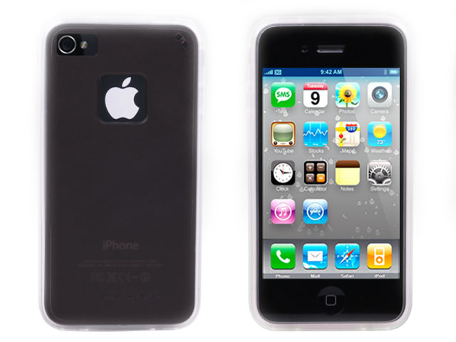 Чехол Momax iCase Pro для Apple iPhone 4 (черный)