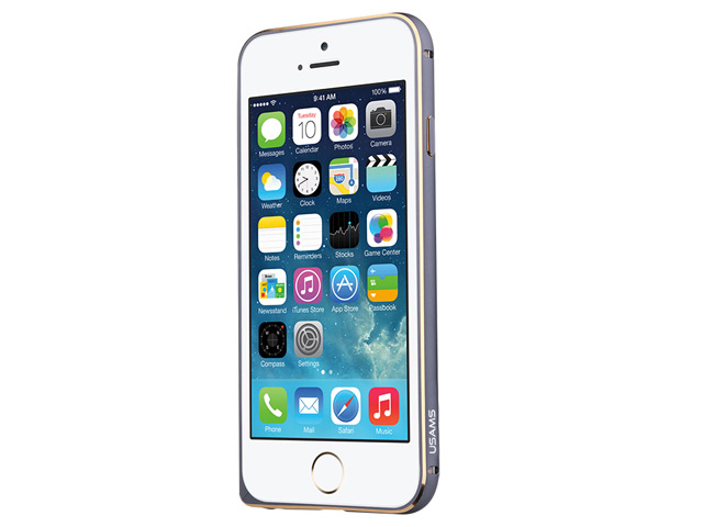 Чехол USAMS Arco Series для Apple iPhone 6 (темно-серый, алюминиевый)