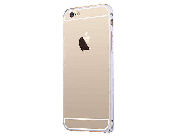 Чехол USAMS Arco Series для Apple iPhone 6 (серебристый, алюминиевый)