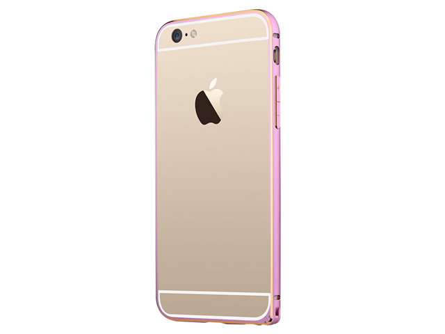 Чехол USAMS Arco Series для Apple iPhone 6 (розовый, алюминиевый)