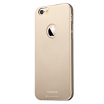 Чехол USAMS Metallica Series для Apple iPhone 6 (золотистый, алюминиевый)