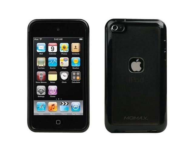 Чехол Momax iCase Pro для Apple iPod touch (4th gen) (черный)