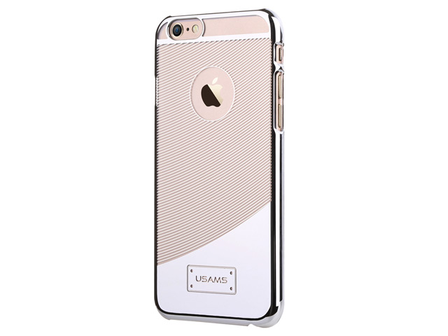 Чехол USAMS E-Plating Series для Apple iPhone 6 (серебристый, пластиковый)