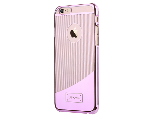 Чехол USAMS E-Plating Series для Apple iPhone 6 (розовый, пластиковый)