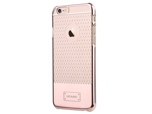 Чехол USAMS V-Plating Series для Apple iPhone 6 (золотистый, пластиковый)