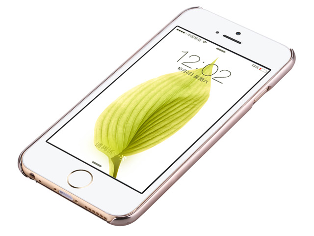 Чехол USAMS V-Plating Series для Apple iPhone 6 (розовый, пластиковый)