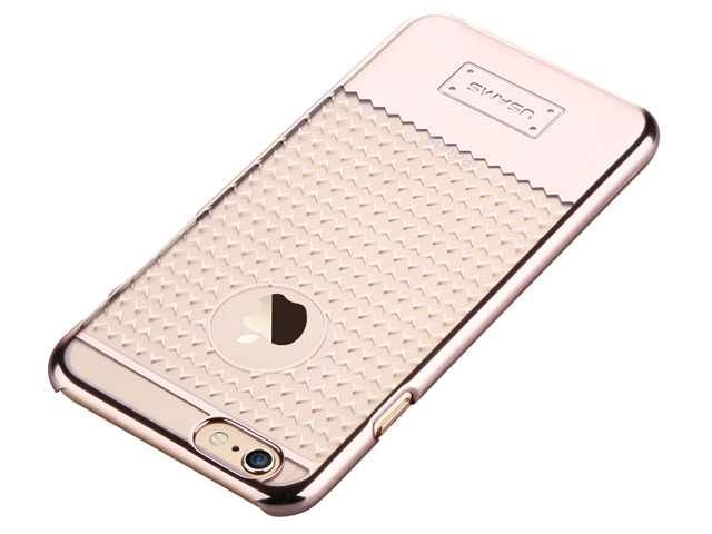 Чехол USAMS V-Plating Series для Apple iPhone 6 (розовый, пластиковый)