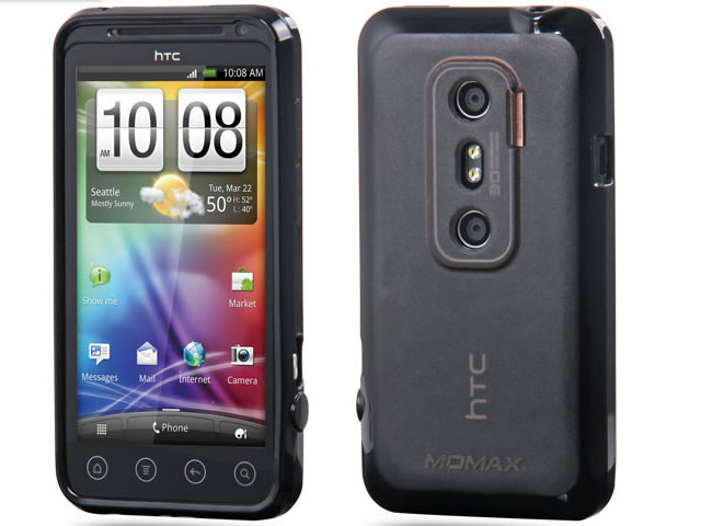 Чехол Momax iCase Pro для HTC Shooter (EVO 3D) (черный)