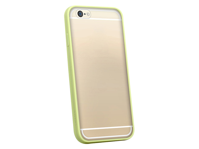 Чехол USAMS Edge Color Series для Apple iPhone 6 (желтый, пластиковый)
