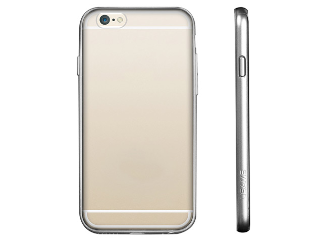 Чехол USAMS Slim Series для Apple iPhone 6 (серебристый, пластиковый)