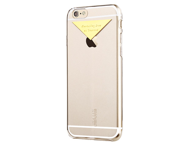 Чехол USAMS Dazzle Series для Apple iPhone 6 (золотистый полупрозрачный, гелевый)