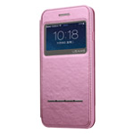 Чехол USAMS Lange Series Sliding для Apple iPhone 6 (розовый, кожаный)