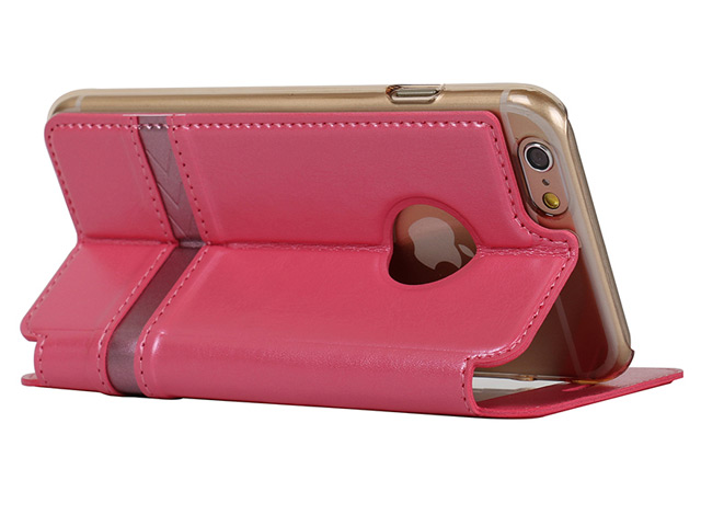 Чехол USAMS Merry Series для Apple iPhone 6 plus (розовый, кожаный)