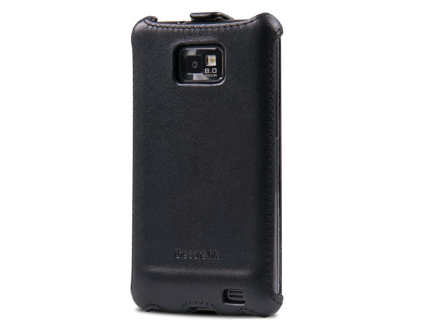 Чехол Momax The Core GM для Samsung Galaxy S2 i9100 (черный, кожанный)