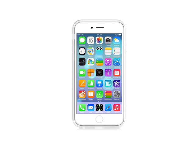 Чехол Devia Mate case для Apple iPhone 6 (серебристый, гелевый)
