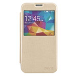 Чехол Devia Talent case для Samsung Galaxy Note 4 N910 (золотистый, кожаный)