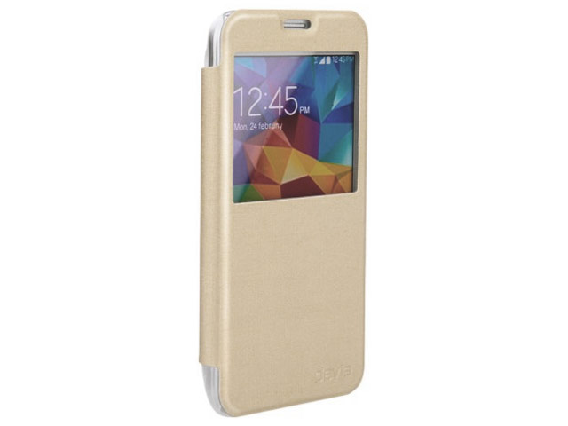 Чехол Devia Talent case для Samsung Galaxy Note 4 N910 (золотистый, кожаный)
