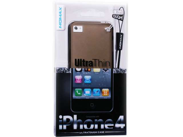 Чехол Momax Ultra Tough Slim Case для Apple iPhone 4 (черный)