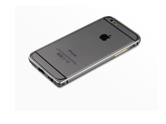 Чехол Vouni Aluminum bumper для Apple iPhone 6 (темно-серый, алюминиевый)
