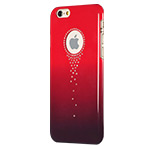 Чехол RGBMIX X-Fitted Stars Fall для Apple iPhone 6 (красный, пластиковый)