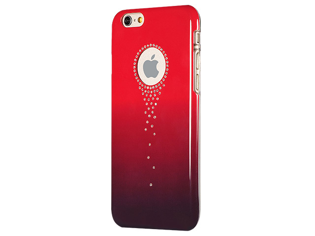 Чехол RGBMIX X-Fitted Stars Fall для Apple iPhone 6 (красный, пластиковый)