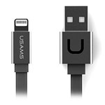 USB-кабель USAMS Charge & Sync cable универсальный (Lightning, черный)