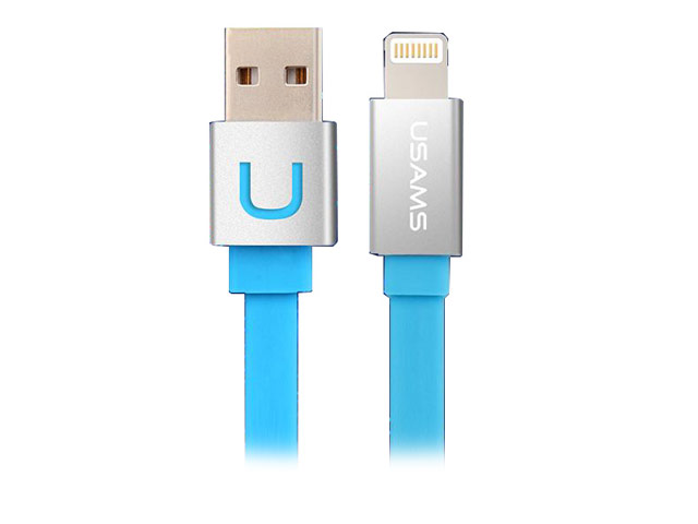 USB-кабель USAMS Charge & Sync cable универсальный (Lightning, синий)