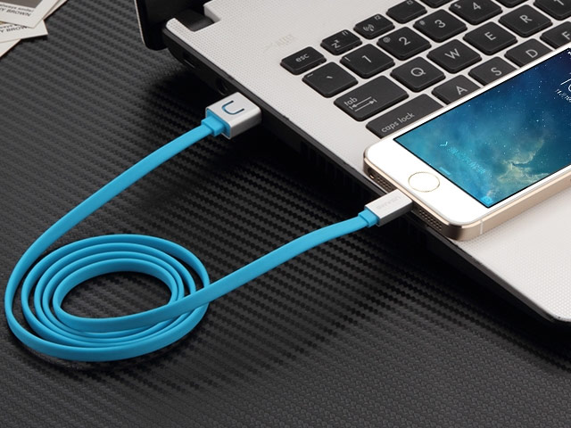 USB-кабель USAMS Charge & Sync cable универсальный (Lightning, синий)