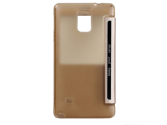 Чехол USAMS Viva Series для Samsung Galaxy Note 4 N910 (золотистый, кожаный)