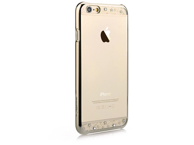 Чехол Comma Crystal Bling для Apple iPhone 6 (золотистый, пластиковый)