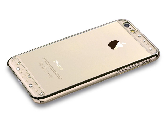 Чехол Comma Crystal Bling для Apple iPhone 6 (золотистый, пластиковый)