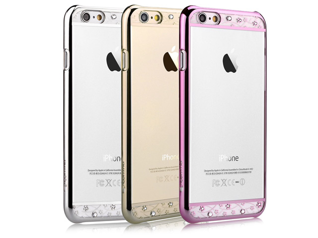 Чехол Comma Crystal Bling для Apple iPhone 6 (золотистый, пластиковый)