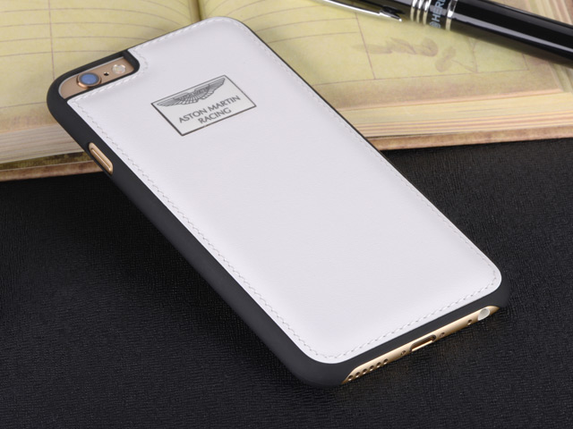 Чехол Aston Martin Luxury Backcase для Apple iPhone 6 (белый, кожаный)