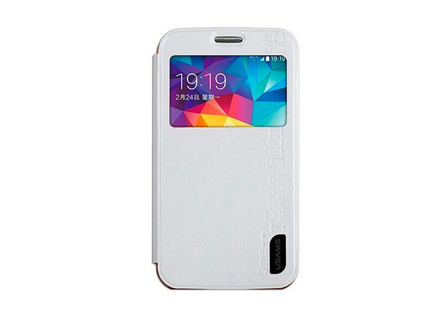 Чехол USAMS Merry Series для Samsung Galaxy Ace NXT G313H (белый, кожаный)