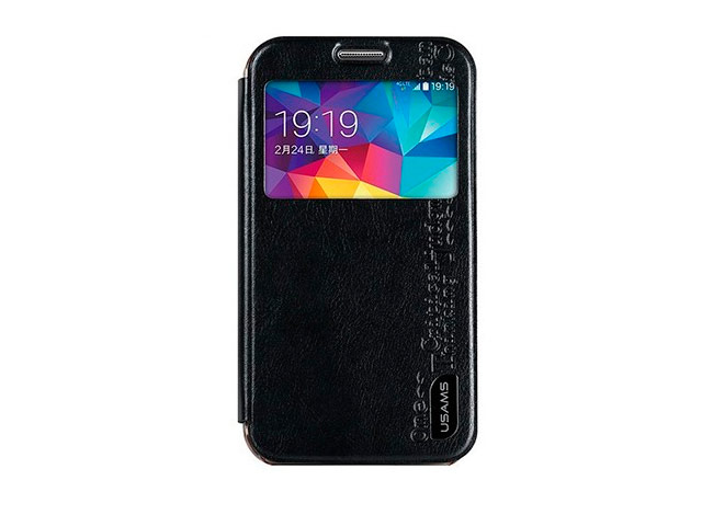 Чехол USAMS Merry Series для Samsung Galaxy Ace NXT G313H (черный, кожаный)
