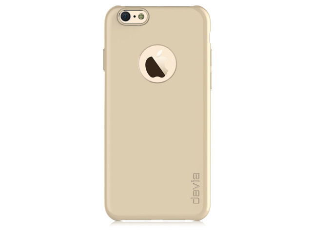 Чехол Devia Chic case для Apple iPhone 6 (золотистый, пластиковый)