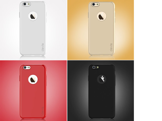 Чехол Devia Chic case для Apple iPhone 6 (золотистый, пластиковый)